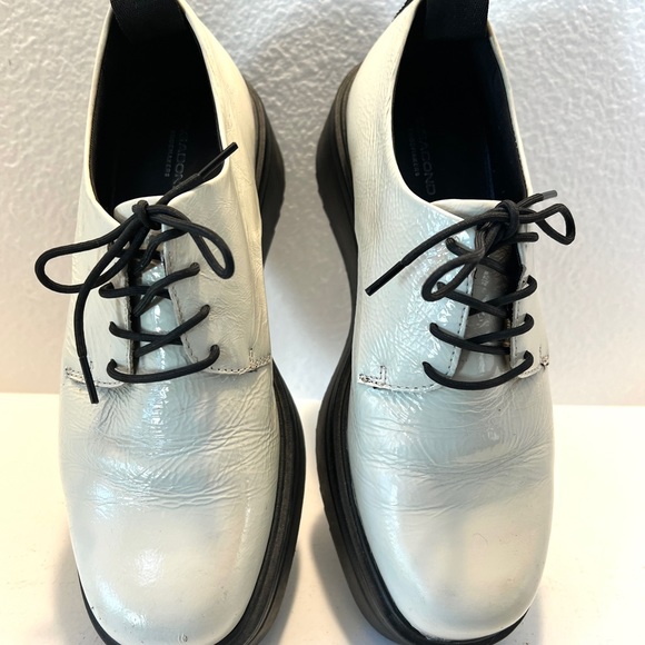 Vagabond Tara Platform Derby Off White &Black Size 39 - US size 9 - Picture 6 of 13